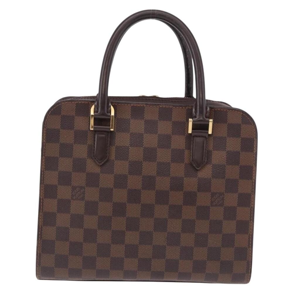 Louis Vuitton Damier Ebene Triana Handbag Brown